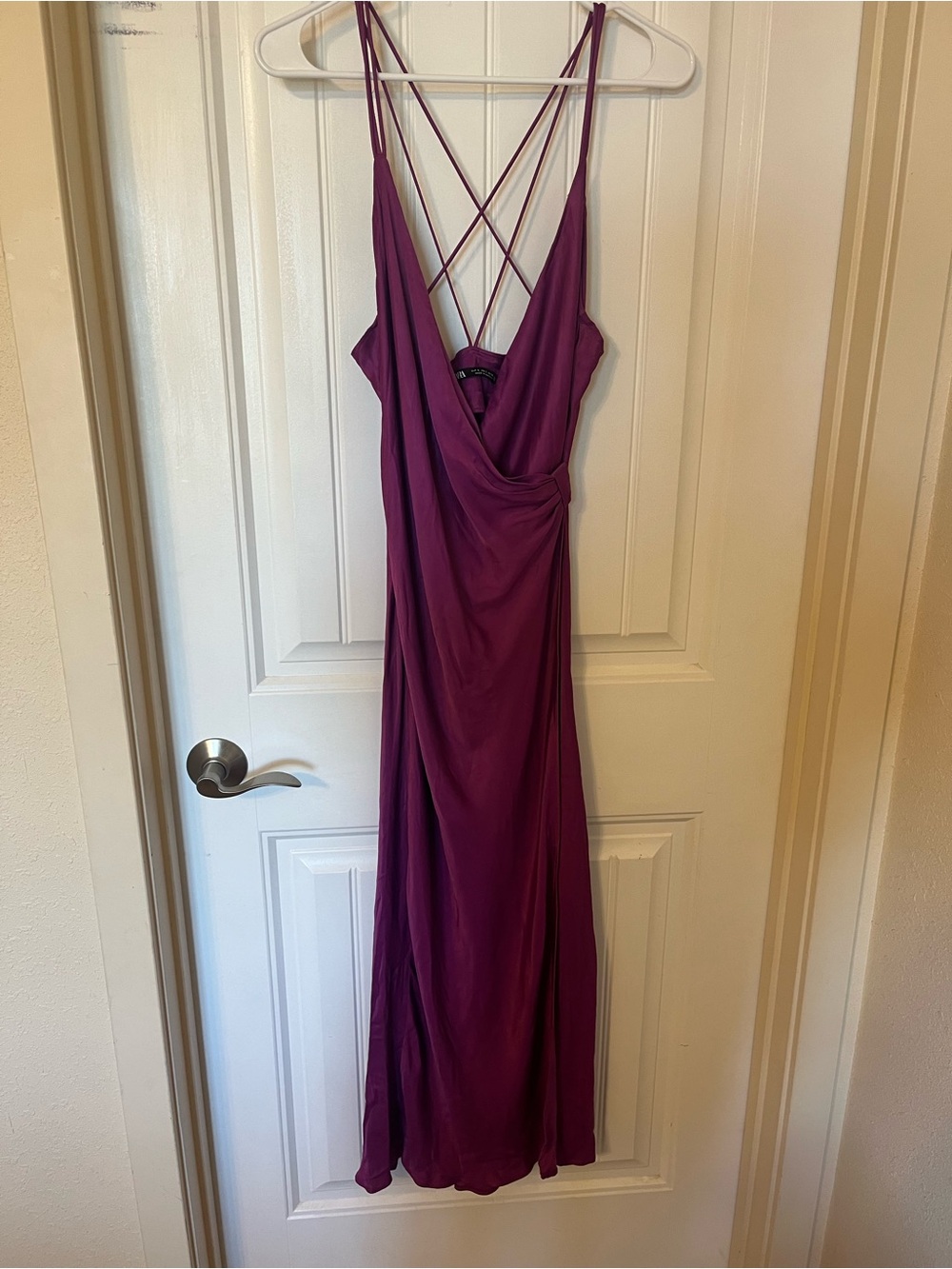 Women’s Zara Strappy Purple Slip Dress
